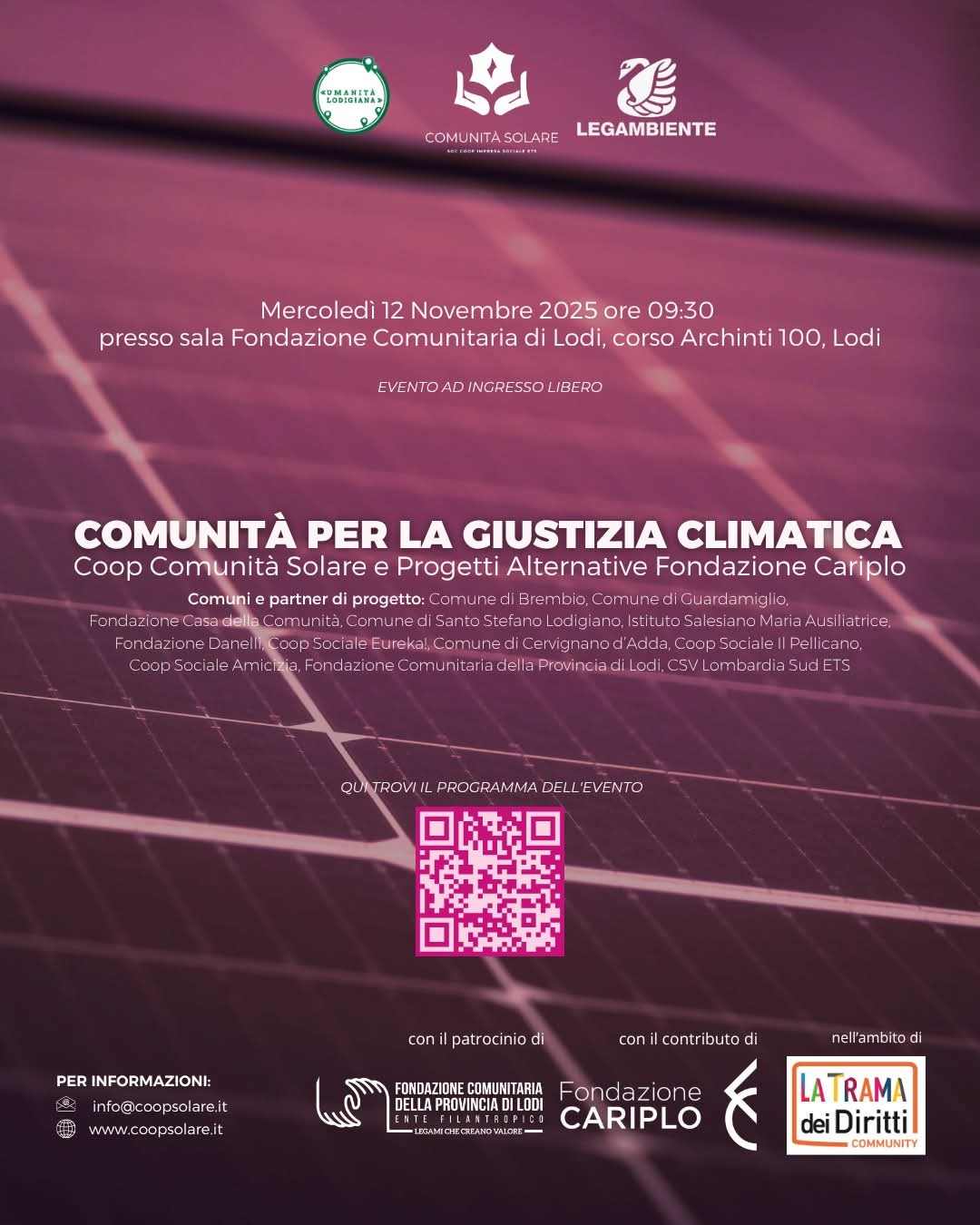 Locandina Comunità Energetica
